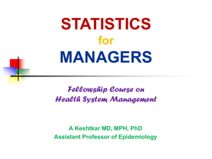 Statistics for managers using microsoft excel 9th edition