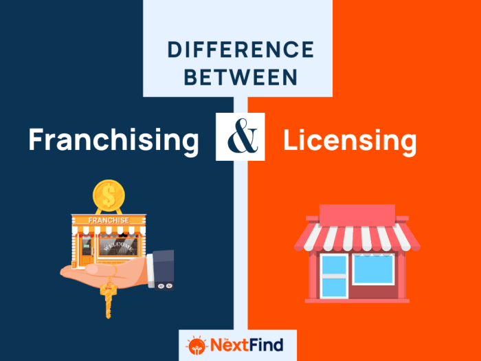 In both licensing and franchising situations the licensee and franchisee